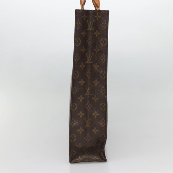 LOUIS VUITTON Monogram Sac Plat Hand Bag M51140 LV Auth 133706 - Picture 5 of 16